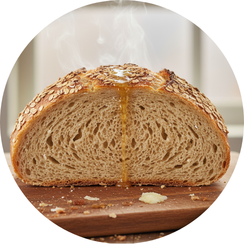 Honey Oat Brown Butter Sourdough Loaf