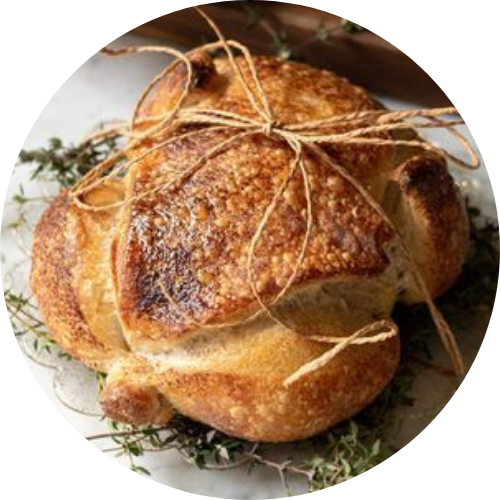 Turkey Shaped Original Sourdough Loaf